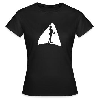 Joueur de tennis - T-shirt Femme - noir - Devant - AI Model Female 172 dark (172cm)