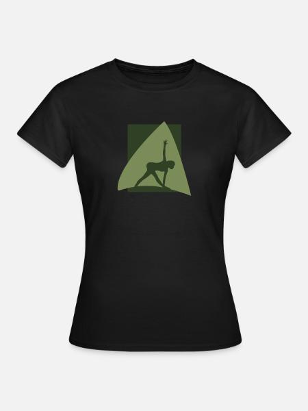 Meditation Mantra - Frauen T-Shirt - Schwarz