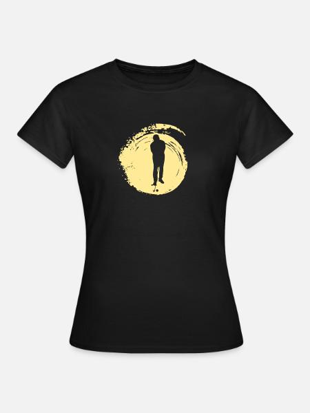 Driver Golfer - Frauen T-Shirt - Schwarz