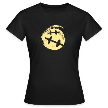 Kraftsport Bodybuilding - Frauen T-Shirt - Schwarz - Vorne - AI Model Female 172 dark (172cm)