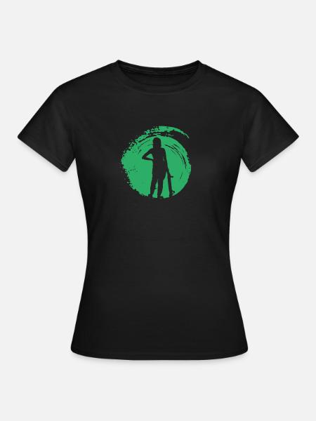Skateboard Skateboarder Skater - Frauen T-Shirt - Schwarz