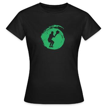 Lacrosse Lacrosse Bâton Fogo - T-shirt Femme - noir - Devant - AI Model Female 172 dark (172cm)