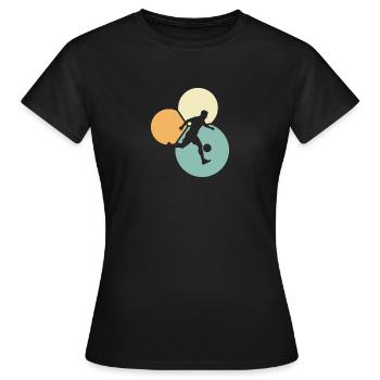 Beachball Beach Soccer Beach Soccer - T-shirt Femme - noir - Devant - AI Model Female 172 dark (172cm)