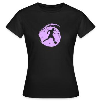 Beach Soccer Soccer Soccer - T-shirt Femme - noir - Devant - AI Model Female 172 dark (172cm)