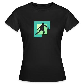 Pickleball Tennis Jeu de Pickleball - T-shirt Femme - noir - Devant - AI Model Female 172 dark (172cm)