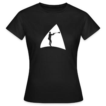 Lacrosse Lacrosse - T-shirt Femme - noir - Devant - AI Model Female 172 dark (172cm)