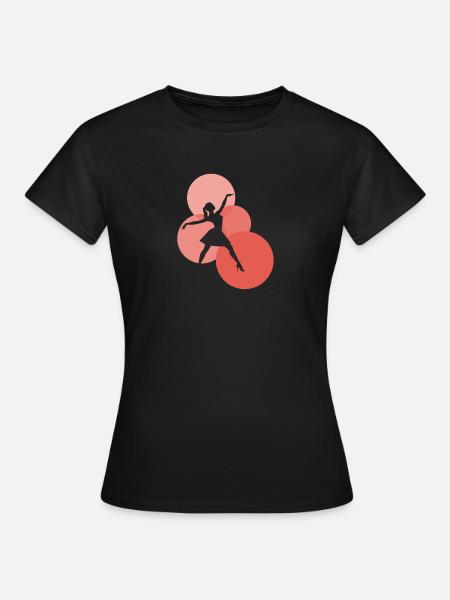 Ballett Tänzerin Schwanensee Oper - Frauen T-Shirt - Schwarz