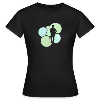 Billiard player Billiard player Billiard player - Women's T-Shirt - black - Front - AI Model Female 172 dark (172cm)