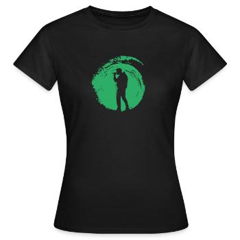 Djing Streetmind Beatboxing - T-shirt Femme - noir - Devant - AI Model Female 172 dark (172cm)