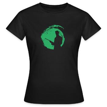 Boule de billard Boule de billard Joueur de billard Billard - T-shirt Femme - noir - Devant - AI Model Female 172 dark (172cm)