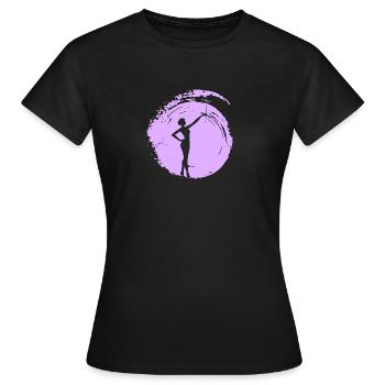 Stabdrehen Baton Twirling Baton Twirling Twirling - Frauen T-Shirt - Schwarz - Vorne - AI Model Female 172 dark (172cm)