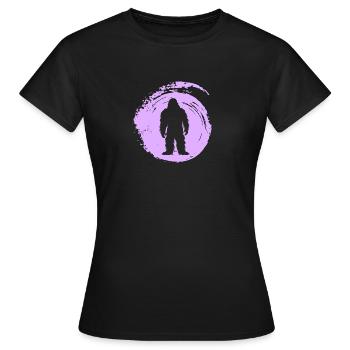 Big foot Lochness Lochness Lochness - T-shirt Femme - noir - Devant - AI Model Female 172 dark (172cm)