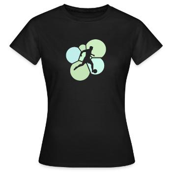 Beachball Beachball Beachsoccer - Frauen T-Shirt - Schwarz - Vorne - AI Model Female 172 dark (172cm)