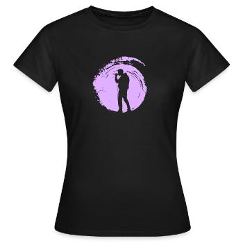 Djing Streetmind Beatbox - T-shirt Femme - noir - Devant - AI Model Female 172 dark (172cm)