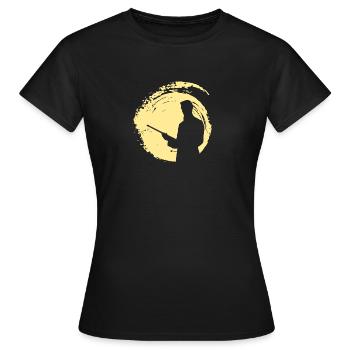 Boule de billard Boule de billard Joueur de billard - T-shirt Femme - noir - Devant - AI Model Female 172 dark (172cm)