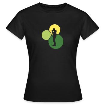Beatboxer Djing Beatboxing - T-shirt Femme - noir - Devant - AI Model Female 172 dark (172cm)