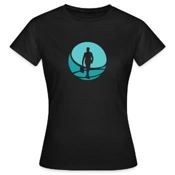Stock Exchange Banking Banker - Women's T-Shirt - black - Front - AI Model Female 172 dark (172cm)