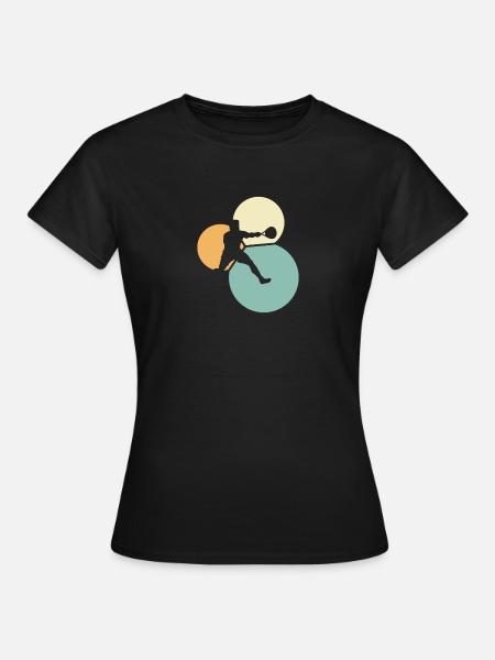 Squashspieler Squashspieler Squashschläger - Frauen T-Shirt - Schwarz