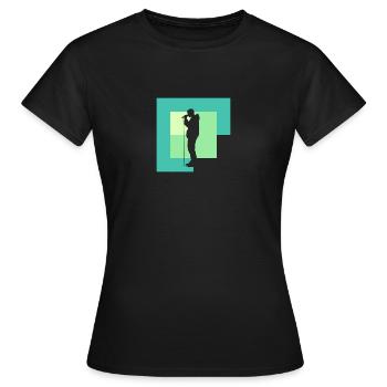 Beatbox DJ Djing - T-shirt Femme - noir - Devant - AI Model Female 172 dark (172cm)