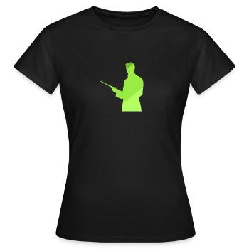 Billardspieler Billardkugel Billardspieler - Frauen T-Shirt - Schwarz - Vorne - AI Model Female 172 dark (172cm)