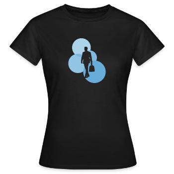 Banking Business Bänker - Frauen T-Shirt - Schwarz - Vorne - AI Model Female 172 dark (172cm)