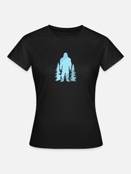 Lochness Bigfoot Big foot - Frauen T-Shirt - Schwarz