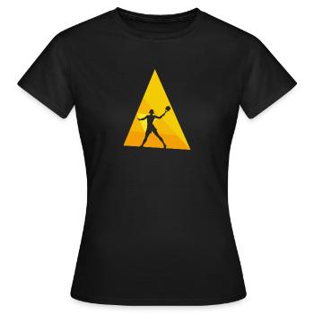 Tennis de plage Tennis de plage Tennis de plage - T-shirt Femme - noir - Devant - AI Model Female 172 dark (172cm)