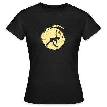 Vinyasa Mantra - T-shirt Femme - noir - Devant - AI Model Female 172 dark (172cm)