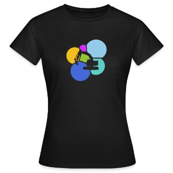 Construction de chantier de construction construction de maison d’ouvrier - T-shirt Femme - noir - Devant - AI Model Female 172 dark (172cm)