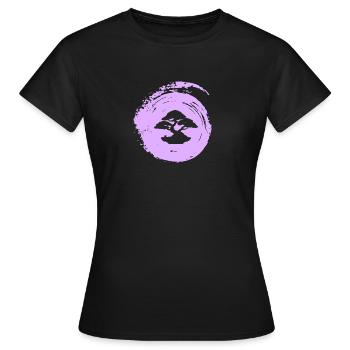 Tree Bonsai Tree Trees - Women's T-Shirt - black - Front - AI Model Female 172 dark (172cm)