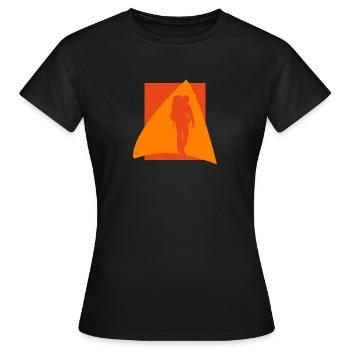 Backpack Pilgrim Backpack - Women's T-Shirt - black - Front - AI Model Female 172 dark (172cm)