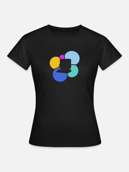 Computerarbeit Internet Informatik - Frauen T-Shirt - Schwarz