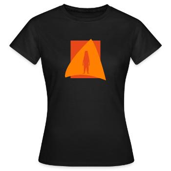 Märchen Einhorn Kryptozoologie - Frauen T-Shirt - Schwarz - Vorne - AI Model Female 172 dark (172cm)