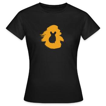 Hamster Chinchilla Mäuschen - Frauen T-Shirt - Schwarz - Vorne - AI Model Female 172 dark (172cm)