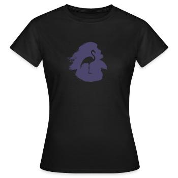 Exotisch Wasservogel Exotisch - Frauen T-Shirt - Schwarz - Vorne - AI Model Female 172 dark (172cm)
