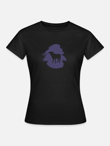 Rind Rind Rind - Frauen T-Shirt - Schwarz