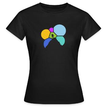 Kletterwand Felsklettern Berg - Frauen T-Shirt - Schwarz - Vorne - AI Model Female 172 dark (172cm)