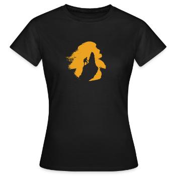 Kletterer Kletterwand Kletterer - Frauen T-Shirt - Schwarz - Vorne - AI Model Female 172 dark (172cm)