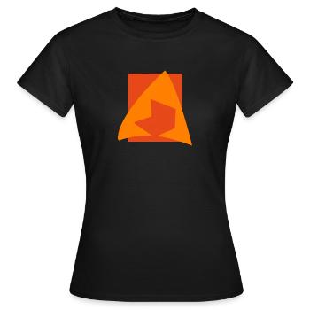 Page d’accueil Rédaction Blogging - T-shirt Femme - noir - Devant - AI Model Female 172 dark (172cm)
