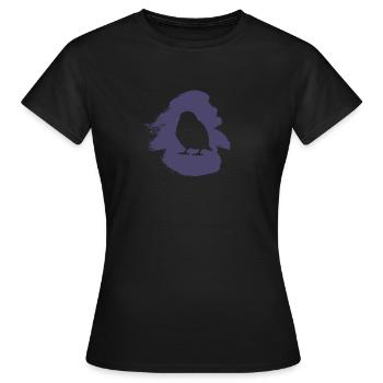 Observation des oiseaux Observation des oiseaux - T-shirt Femme - noir - Devant - AI Model Female 172 dark (172cm)