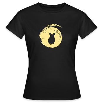 Hamster Hamster Souris - T-shirt Femme - noir - Devant - AI Model Female 172 dark (172cm)