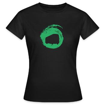 Busfahren Transport Busfahrer - Frauen T-Shirt - Schwarz - Vorne - AI Model Female 172 dark (172cm)