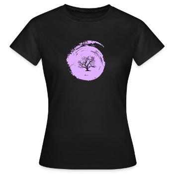 Horticulture Fleur Fleur - T-shirt Femme - noir - Devant - AI Model Female 172 dark (172cm)