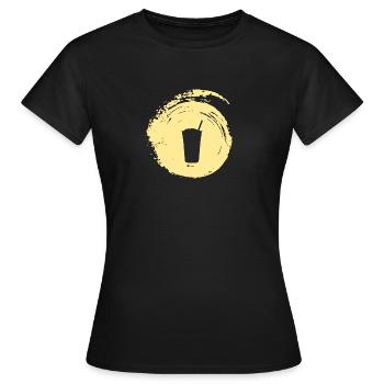 Boba Bubble Tea Bubble Tea Bubbletee - T-shirt Femme - noir - Devant - AI Model Female 172 dark (172cm)