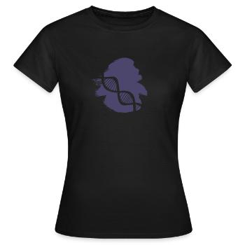 Laboratoire de biologie et de biologie - T-shirt Femme - noir - Devant - AI Model Female 172 dark (172cm)