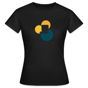Technicien informatique PC - T-shirt Femme - noir - Devant - AI Model Female 172 dark (172cm)