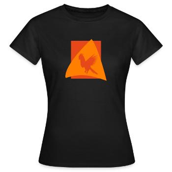 Parrot Macaw Cockatoos - Women's T-Shirt - black - Front - AI Model Female 172 dark (172cm)