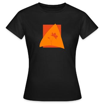 Blume Botanik Botanik - Frauen T-Shirt - Schwarz - Vorne - AI Model Female 172 dark (172cm)