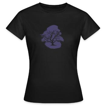 Gartenbau Botanisch Blumen - Frauen T-Shirt - Schwarz - Vorne - AI Model Female 172 dark (172cm)