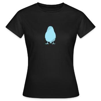 Perruche d’oiseau Perruche - T-shirt Femme - noir - Devant - AI Model Female 172 dark (172cm)